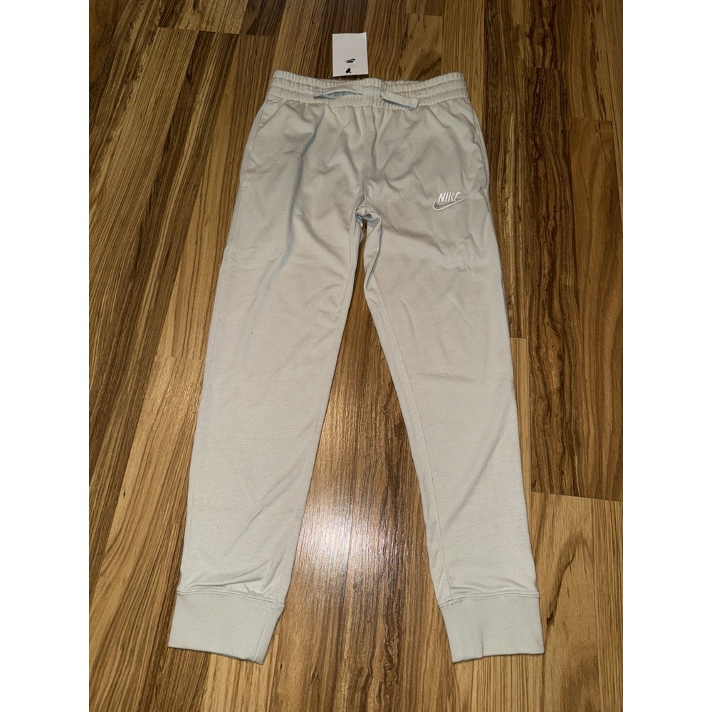 Nike NEW Boys Sz‎ XS Sweatpants Standard Fit Beige Thin